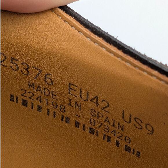 $485 Magnanni Montego Cap Toe Double Monk Strap Shoes Tabaco Brown Size US9 EU42 - Picture 6 of 13